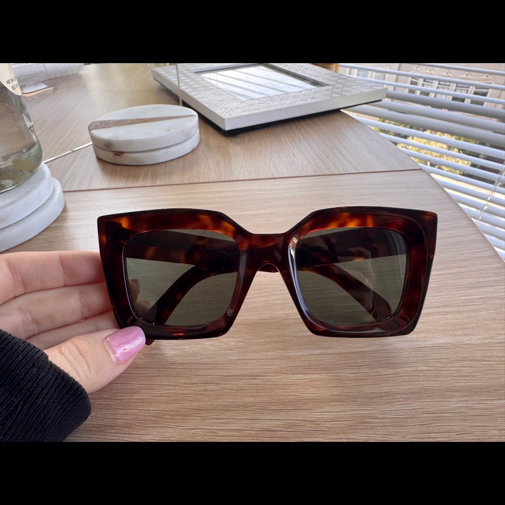brown celine tortoise shell sunglasses - cl401301